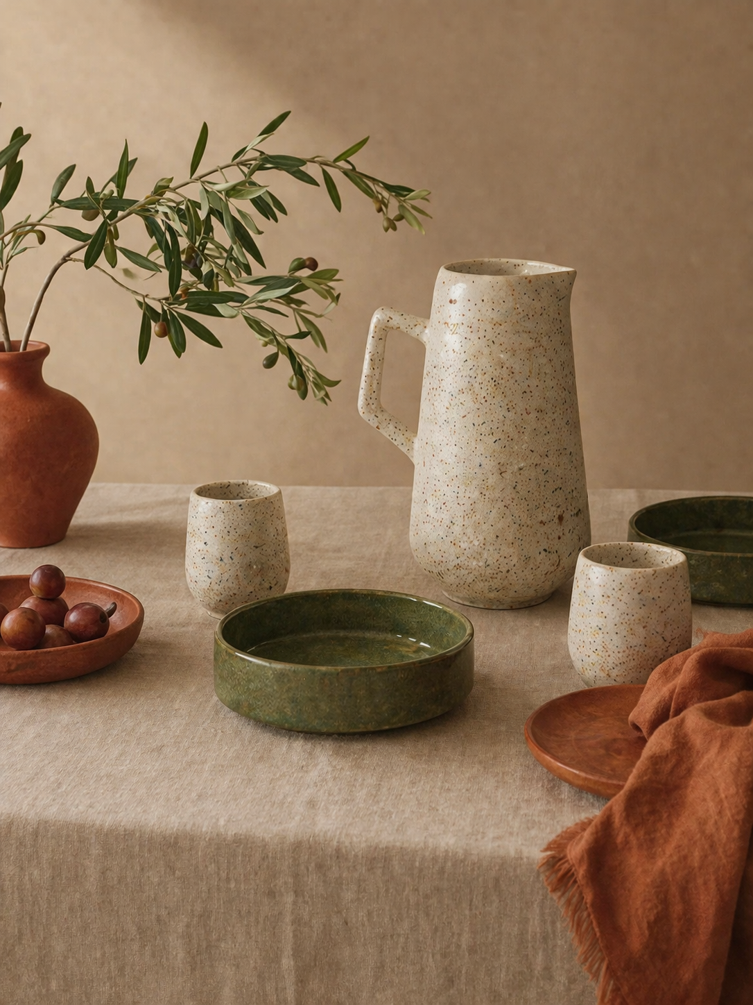 Carafe Riva Blanc Terrazzo