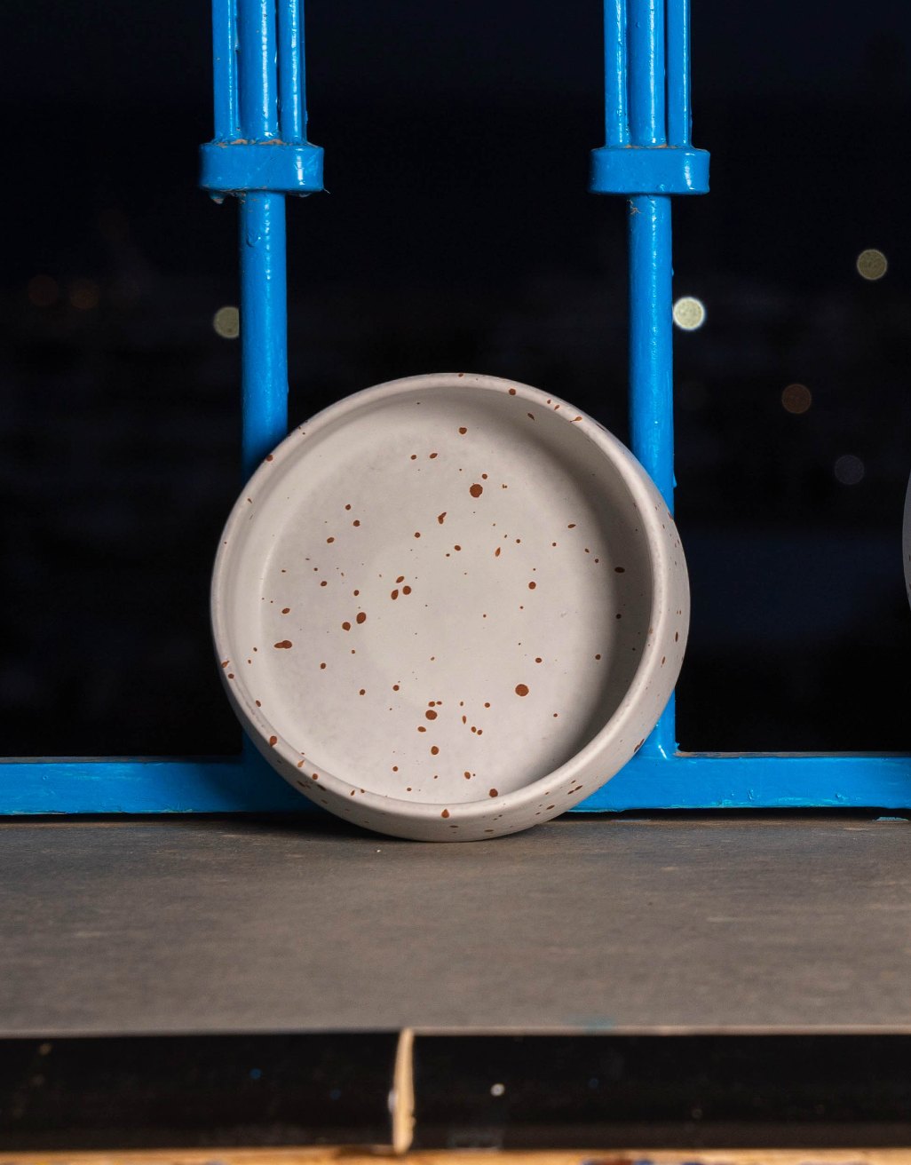 Bianco Terrazzo Kleine Schale aus Steingut Ø14cm